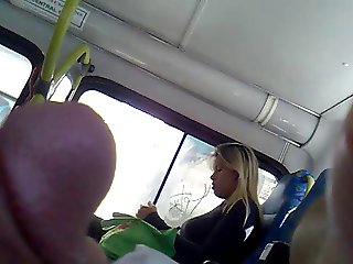 bus flash dick she look